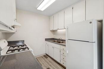 Gas range stove with overhead vent